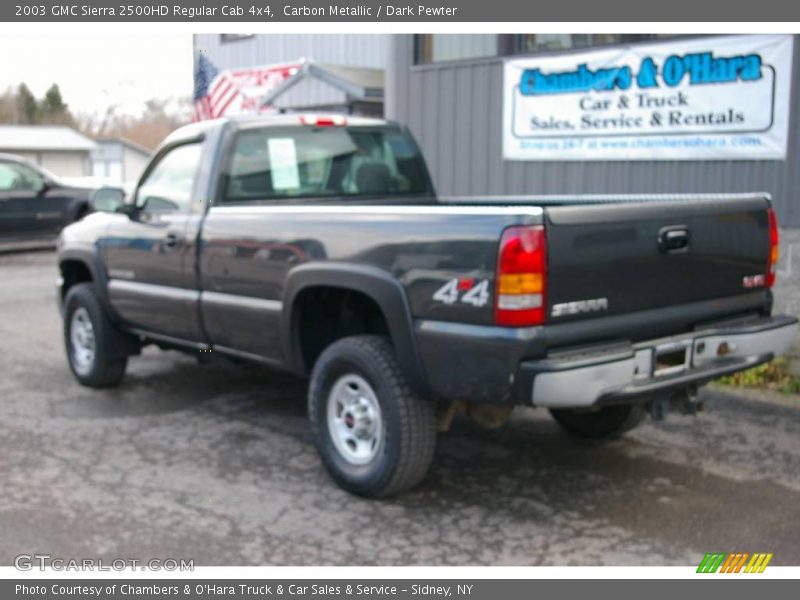 Carbon Metallic / Dark Pewter 2003 GMC Sierra 2500HD Regular Cab 4x4