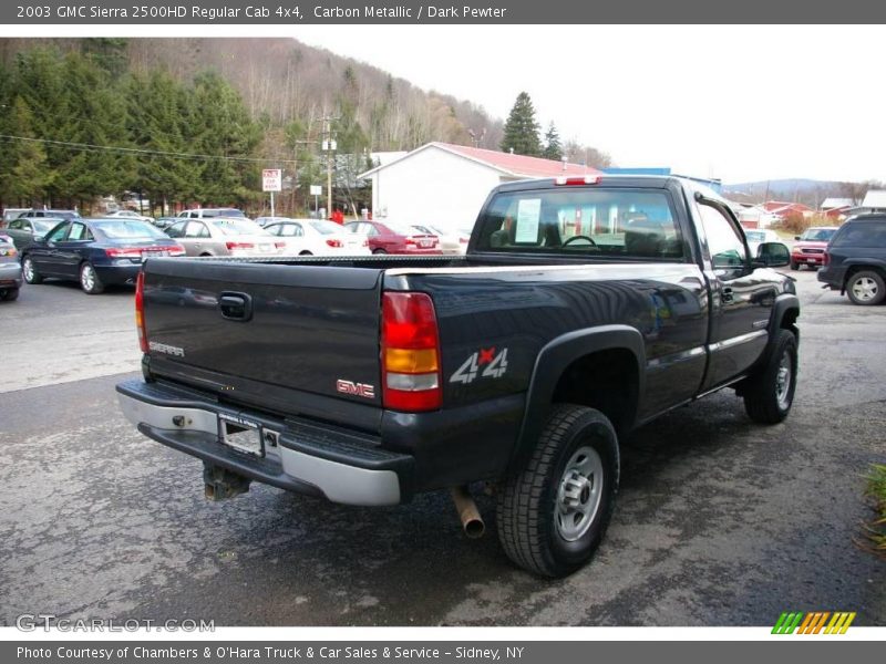 Carbon Metallic / Dark Pewter 2003 GMC Sierra 2500HD Regular Cab 4x4