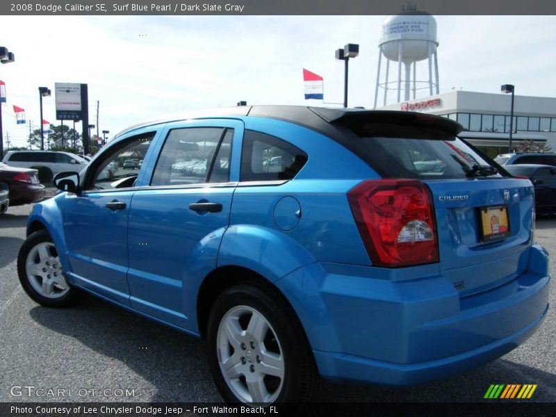 Surf Blue Pearl / Dark Slate Gray 2008 Dodge Caliber SE