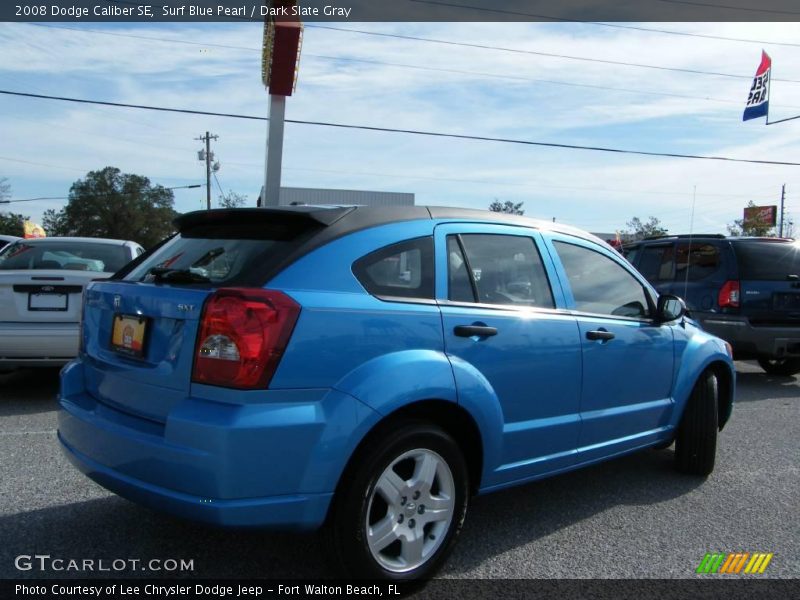 Surf Blue Pearl / Dark Slate Gray 2008 Dodge Caliber SE