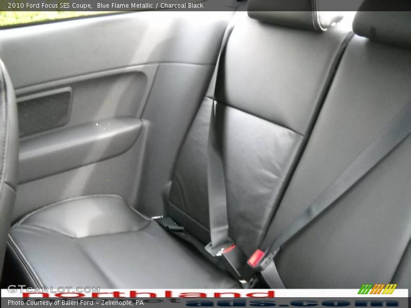 Blue Flame Metallic / Charcoal Black 2010 Ford Focus SES Coupe