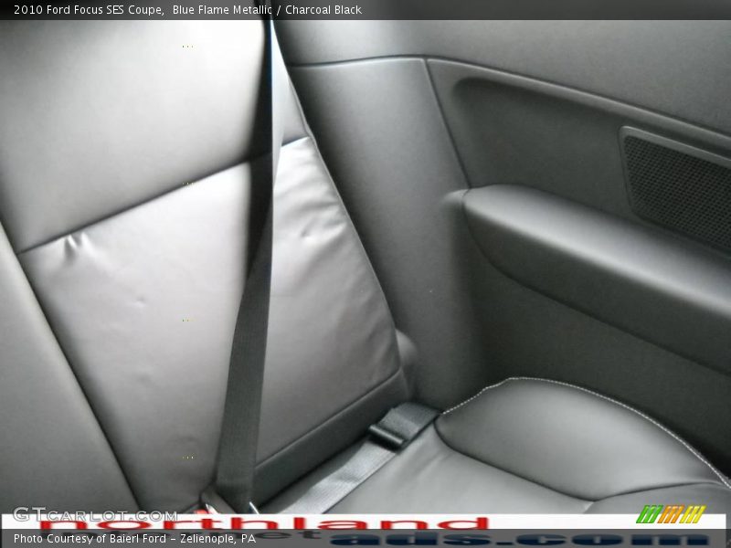 Blue Flame Metallic / Charcoal Black 2010 Ford Focus SES Coupe