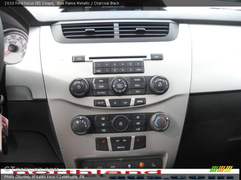 Blue Flame Metallic / Charcoal Black 2010 Ford Focus SES Coupe