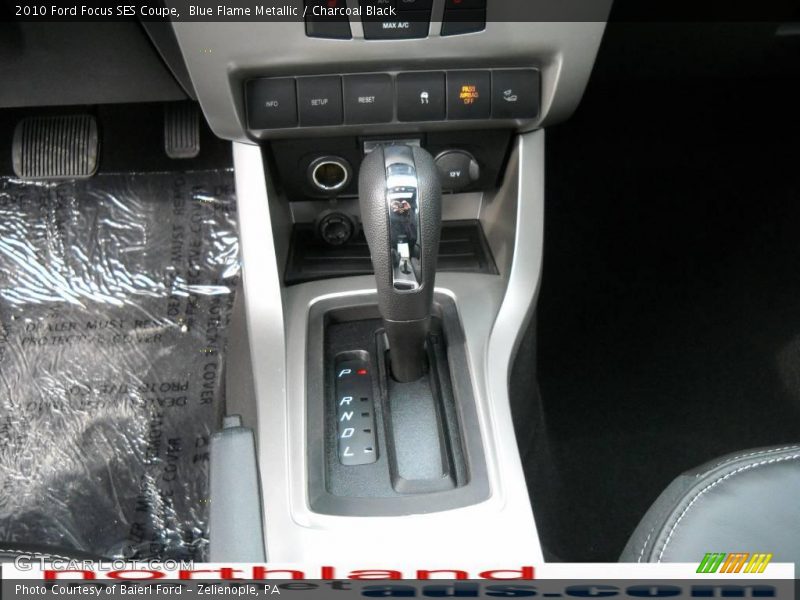Blue Flame Metallic / Charcoal Black 2010 Ford Focus SES Coupe