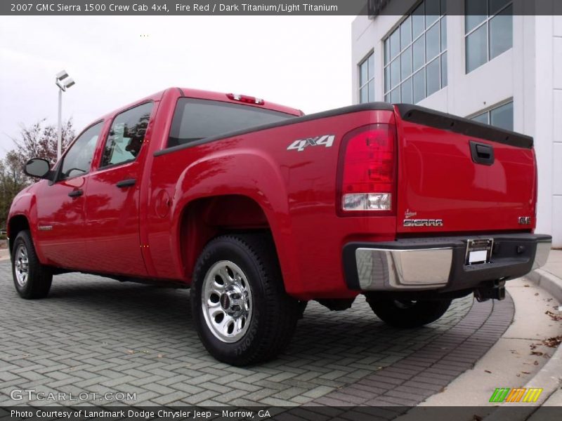 Fire Red / Dark Titanium/Light Titanium 2007 GMC Sierra 1500 Crew Cab 4x4