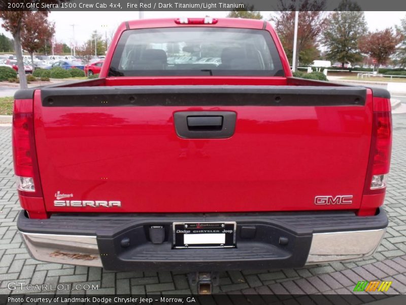 Fire Red / Dark Titanium/Light Titanium 2007 GMC Sierra 1500 Crew Cab 4x4