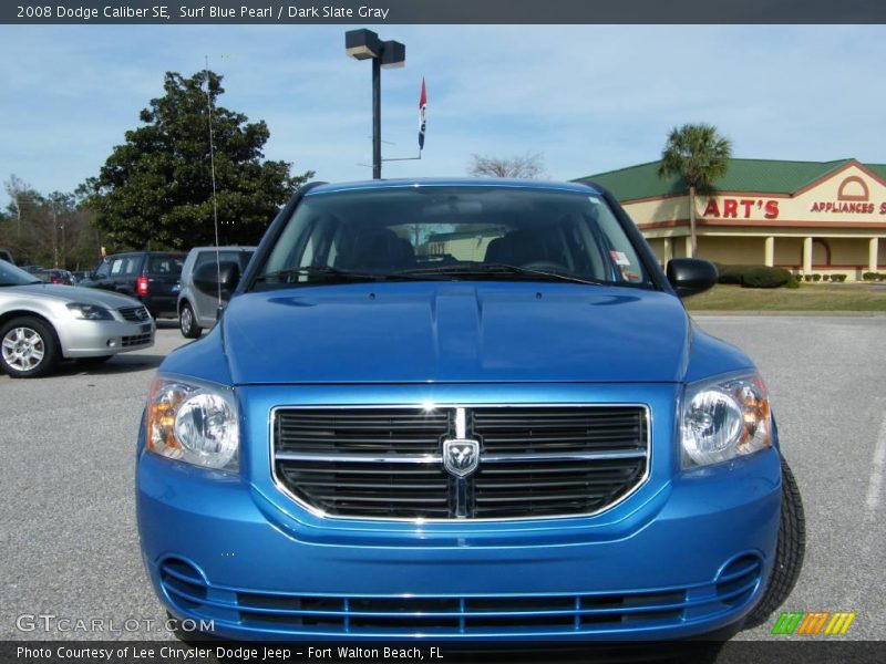 Surf Blue Pearl / Dark Slate Gray 2008 Dodge Caliber SE