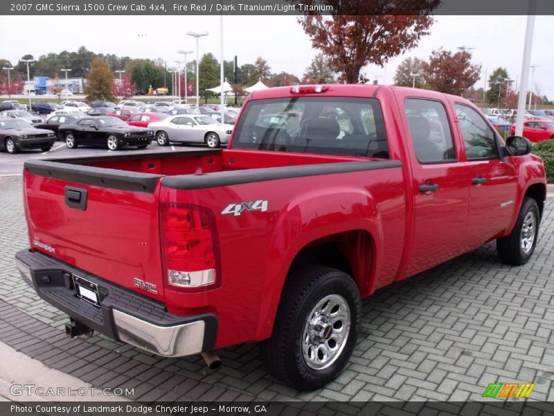 Fire Red / Dark Titanium/Light Titanium 2007 GMC Sierra 1500 Crew Cab 4x4