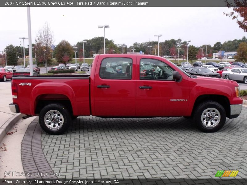 Fire Red / Dark Titanium/Light Titanium 2007 GMC Sierra 1500 Crew Cab 4x4