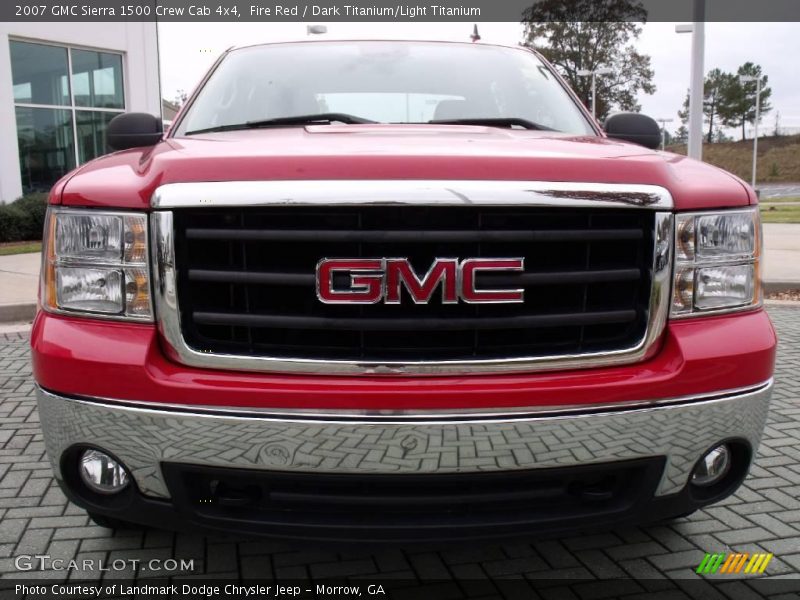 Fire Red / Dark Titanium/Light Titanium 2007 GMC Sierra 1500 Crew Cab 4x4