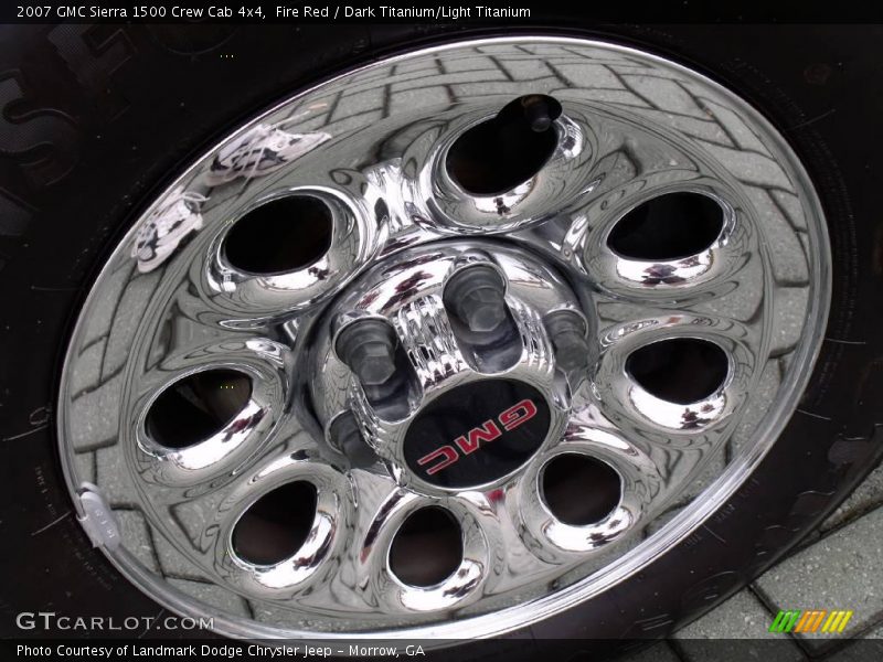 Fire Red / Dark Titanium/Light Titanium 2007 GMC Sierra 1500 Crew Cab 4x4