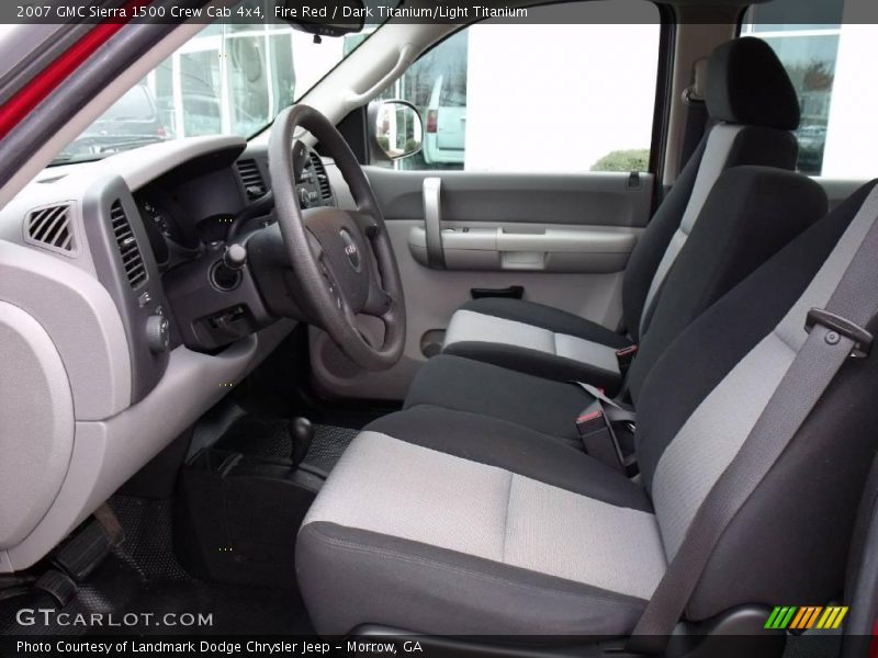Fire Red / Dark Titanium/Light Titanium 2007 GMC Sierra 1500 Crew Cab 4x4