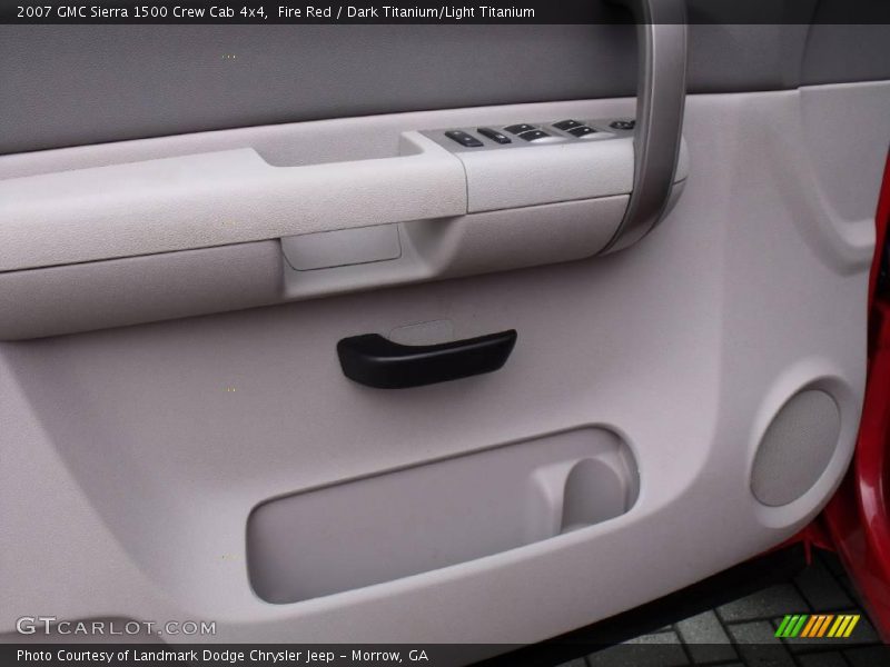 Fire Red / Dark Titanium/Light Titanium 2007 GMC Sierra 1500 Crew Cab 4x4