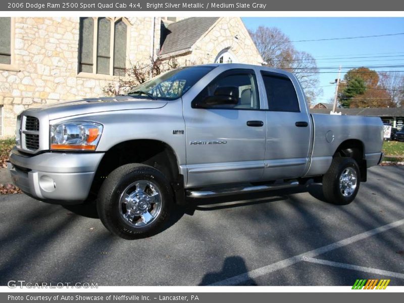 Bright Silver Metallic / Medium Slate Gray 2006 Dodge Ram 2500 Sport Quad Cab 4x4