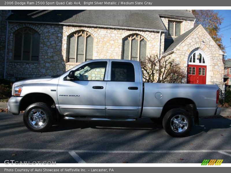 Bright Silver Metallic / Medium Slate Gray 2006 Dodge Ram 2500 Sport Quad Cab 4x4