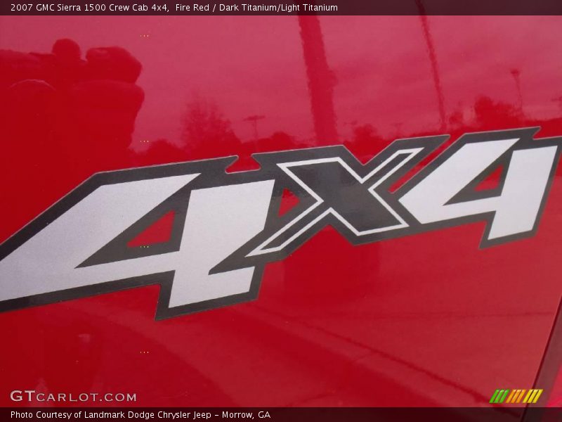 Fire Red / Dark Titanium/Light Titanium 2007 GMC Sierra 1500 Crew Cab 4x4