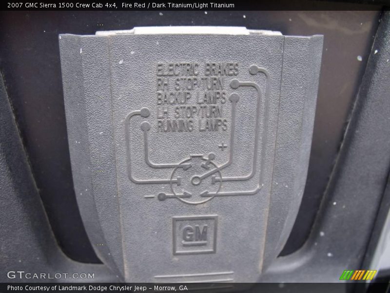 Fire Red / Dark Titanium/Light Titanium 2007 GMC Sierra 1500 Crew Cab 4x4