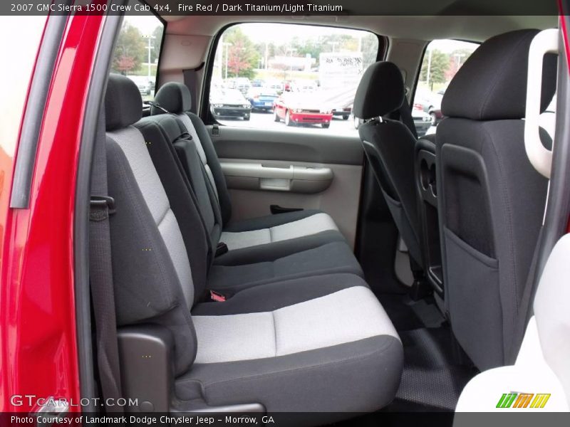 Fire Red / Dark Titanium/Light Titanium 2007 GMC Sierra 1500 Crew Cab 4x4