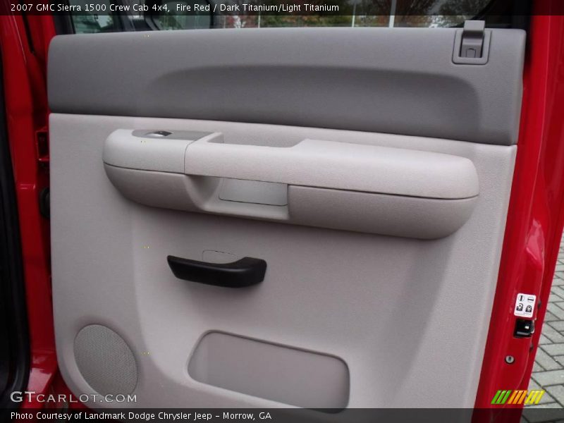 Fire Red / Dark Titanium/Light Titanium 2007 GMC Sierra 1500 Crew Cab 4x4