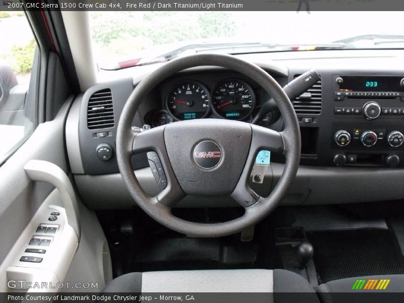 Fire Red / Dark Titanium/Light Titanium 2007 GMC Sierra 1500 Crew Cab 4x4