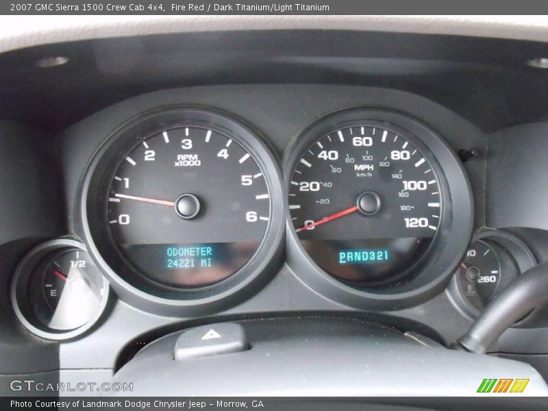 Fire Red / Dark Titanium/Light Titanium 2007 GMC Sierra 1500 Crew Cab 4x4
