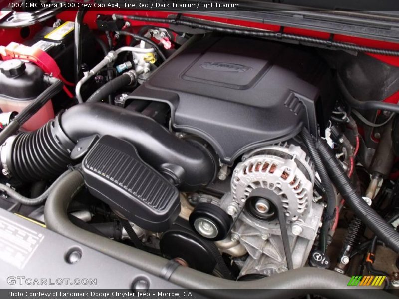 Fire Red / Dark Titanium/Light Titanium 2007 GMC Sierra 1500 Crew Cab 4x4