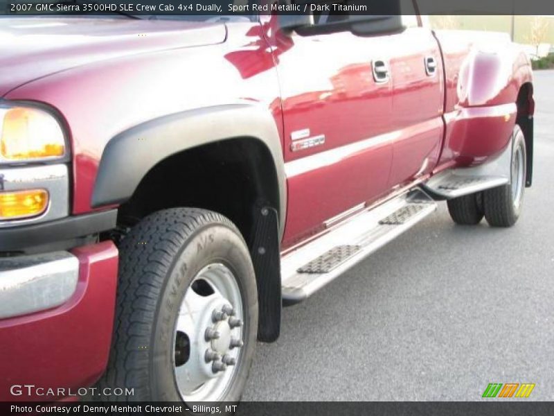 Sport Red Metallic / Dark Titanium 2007 GMC Sierra 3500HD SLE Crew Cab 4x4 Dually