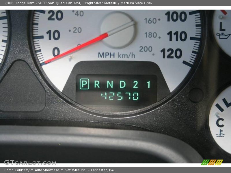 Bright Silver Metallic / Medium Slate Gray 2006 Dodge Ram 2500 Sport Quad Cab 4x4