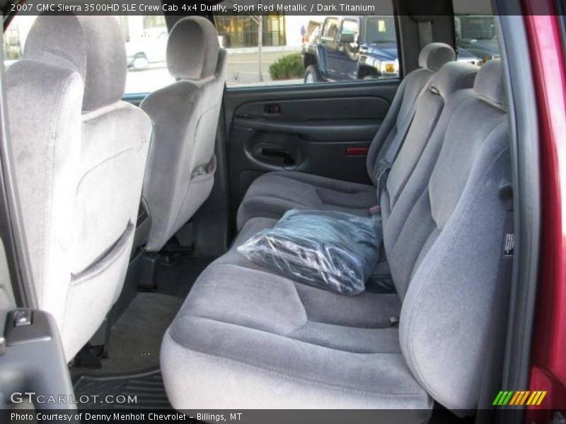 Sport Red Metallic / Dark Titanium 2007 GMC Sierra 3500HD SLE Crew Cab 4x4 Dually