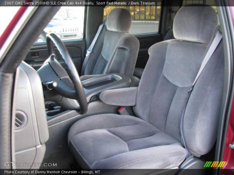 Sport Red Metallic / Dark Titanium 2007 GMC Sierra 3500HD SLE Crew Cab 4x4 Dually