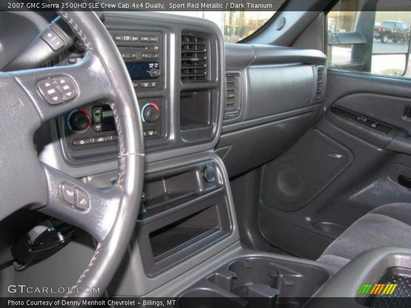 Sport Red Metallic / Dark Titanium 2007 GMC Sierra 3500HD SLE Crew Cab 4x4 Dually
