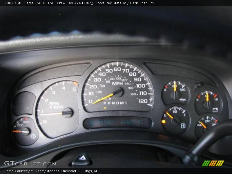 Sport Red Metallic / Dark Titanium 2007 GMC Sierra 3500HD SLE Crew Cab 4x4 Dually