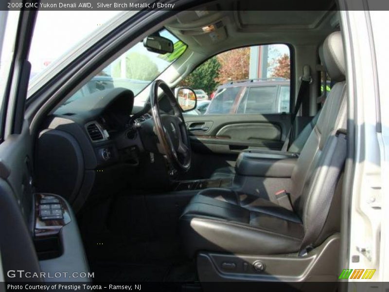 Silver Birch Metallic / Ebony 2008 GMC Yukon Denali AWD