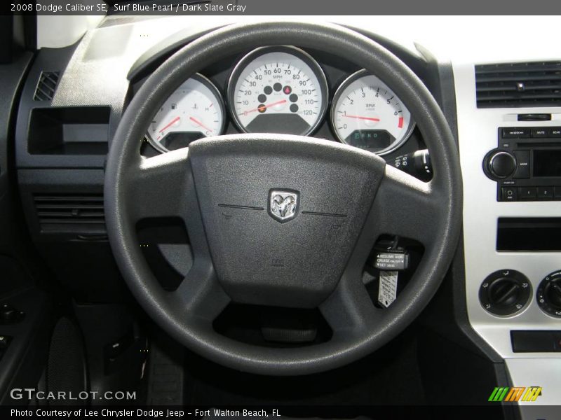 Surf Blue Pearl / Dark Slate Gray 2008 Dodge Caliber SE