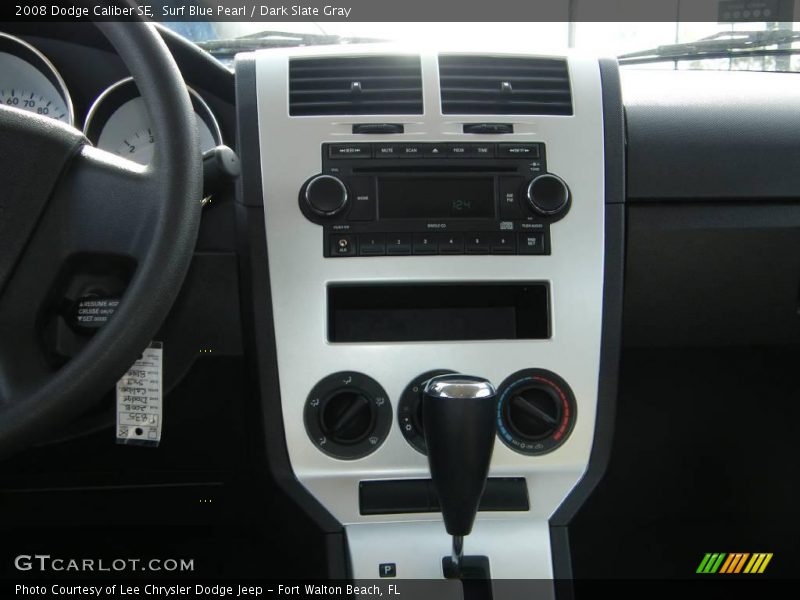 Surf Blue Pearl / Dark Slate Gray 2008 Dodge Caliber SE