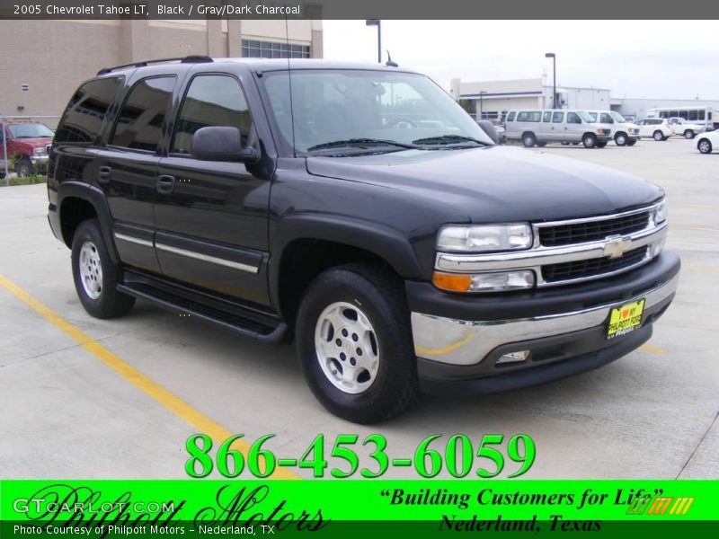 Black / Gray/Dark Charcoal 2005 Chevrolet Tahoe LT