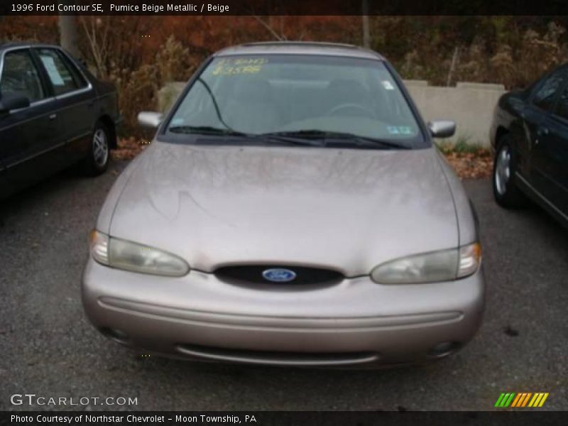 Pumice Beige Metallic / Beige 1996 Ford Contour SE