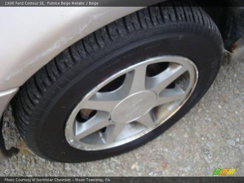 Pumice Beige Metallic / Beige 1996 Ford Contour SE