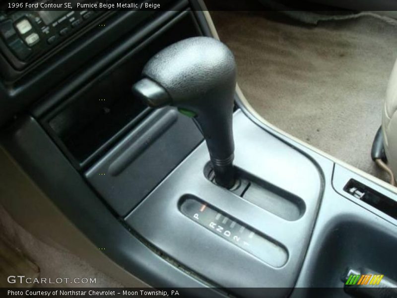 Pumice Beige Metallic / Beige 1996 Ford Contour SE