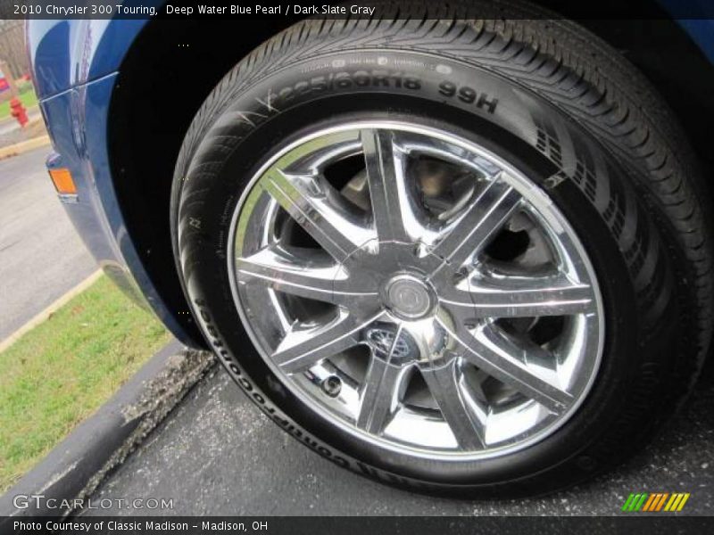 Deep Water Blue Pearl / Dark Slate Gray 2010 Chrysler 300 Touring