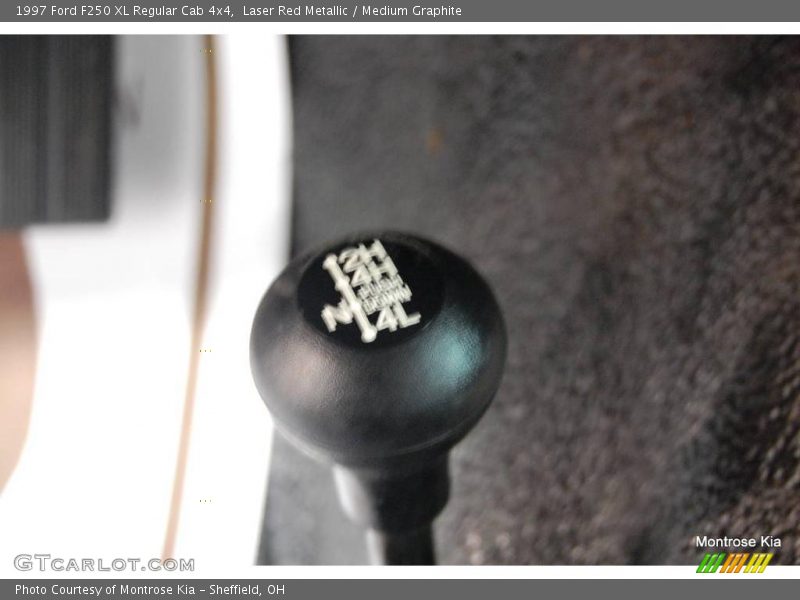Laser Red Metallic / Medium Graphite 1997 Ford F250 XL Regular Cab 4x4