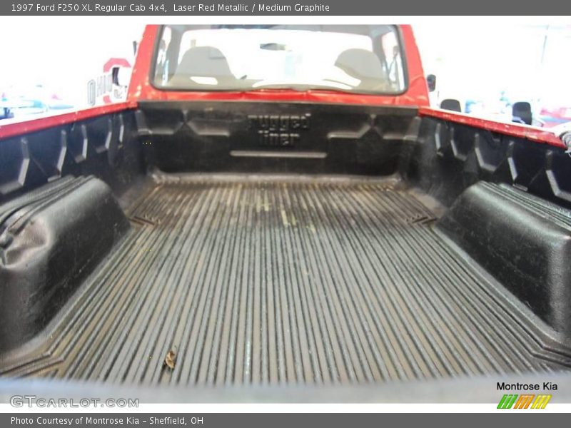 Laser Red Metallic / Medium Graphite 1997 Ford F250 XL Regular Cab 4x4
