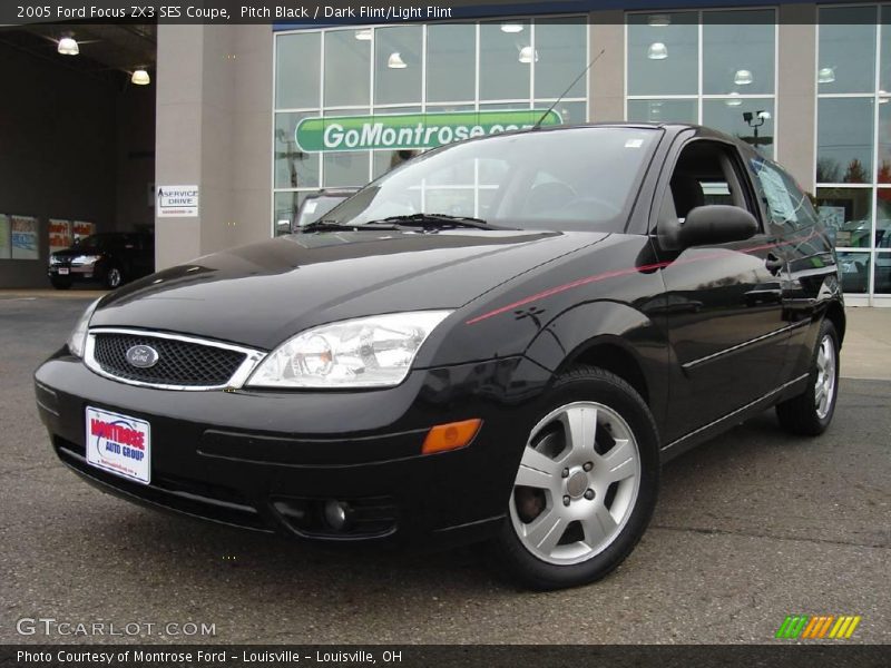 Pitch Black / Dark Flint/Light Flint 2005 Ford Focus ZX3 SES Coupe