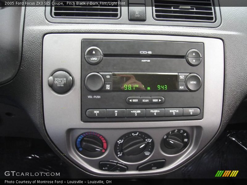 Pitch Black / Dark Flint/Light Flint 2005 Ford Focus ZX3 SES Coupe