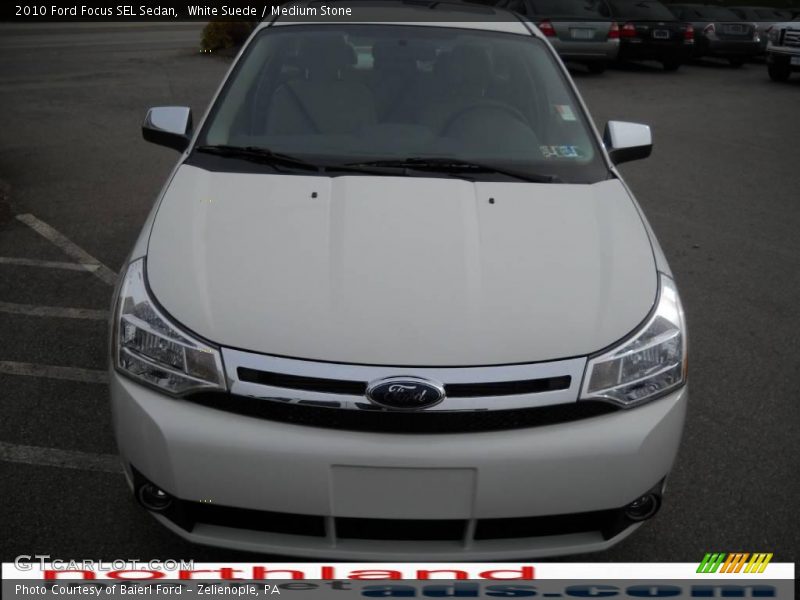 White Suede / Medium Stone 2010 Ford Focus SEL Sedan