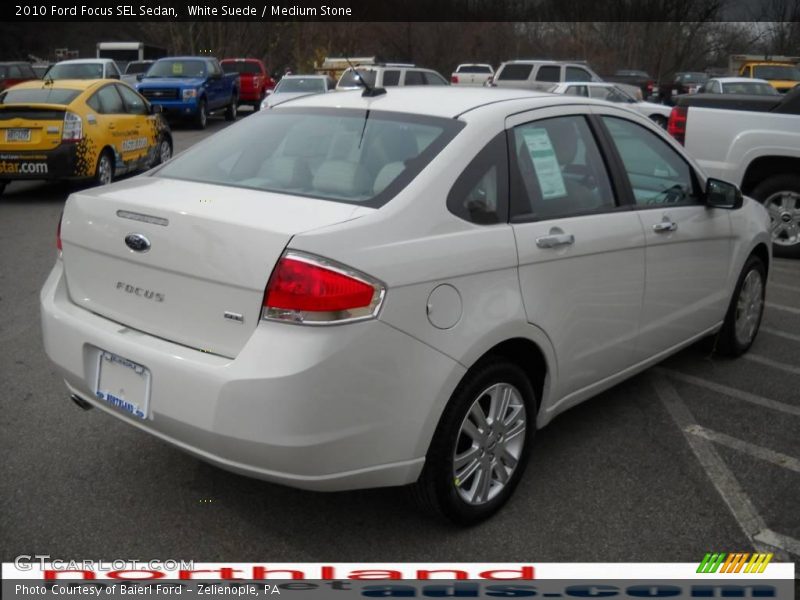 White Suede / Medium Stone 2010 Ford Focus SEL Sedan