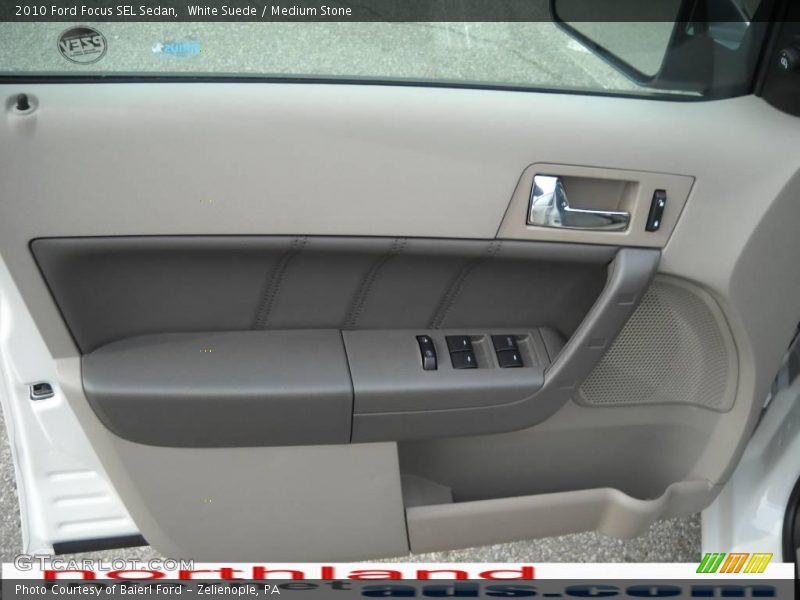White Suede / Medium Stone 2010 Ford Focus SEL Sedan