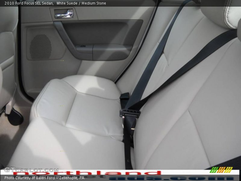 White Suede / Medium Stone 2010 Ford Focus SEL Sedan