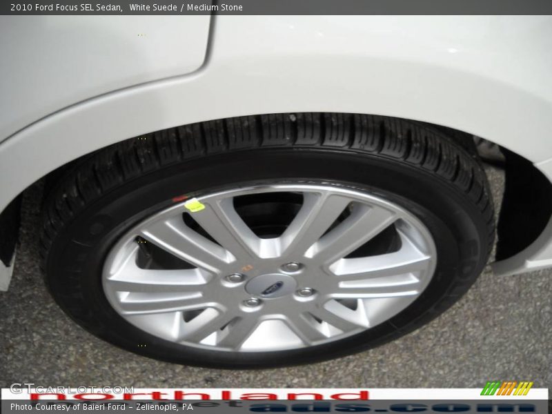 White Suede / Medium Stone 2010 Ford Focus SEL Sedan
