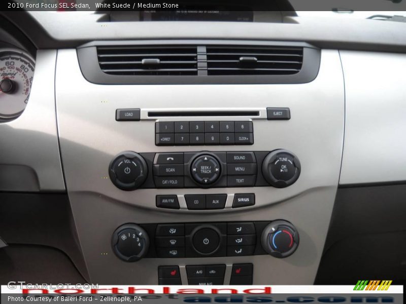 White Suede / Medium Stone 2010 Ford Focus SEL Sedan